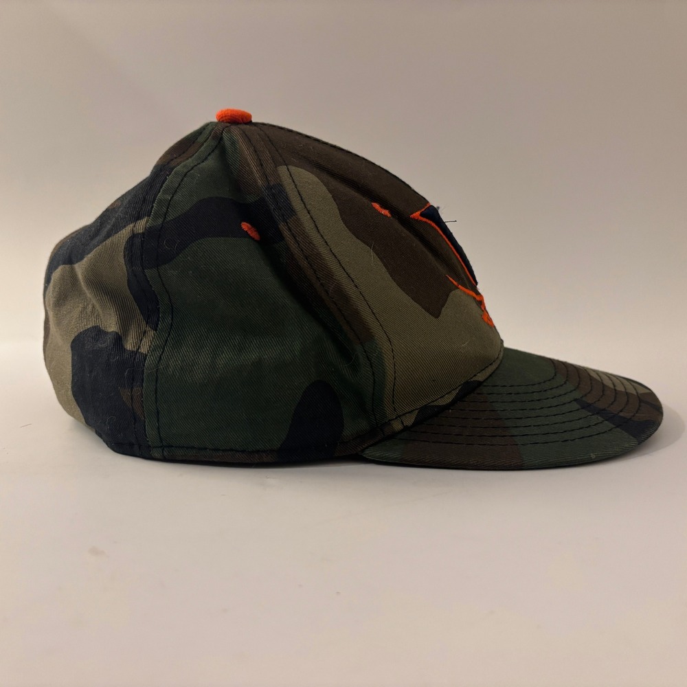 Y2K New Era Mens 7 1/4 Virginia Cavaliers Camo Hat NCAA 59Fifty Fitted Cap Hoos - Picture 4 of 7